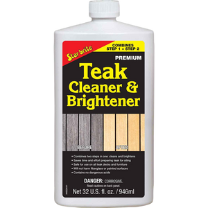 Premium One Step Teak Cleaner & Brightener, 32 oz.