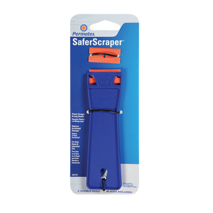 Plastic Scraper with Two Refillable Blades