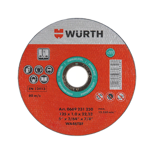 Wurth Cutting Disk Stainless Steel Green